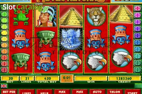 Bildschirm3. Aztec Returns slot