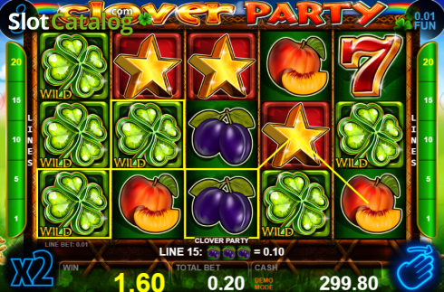 Win screen 1. Clover Party slot