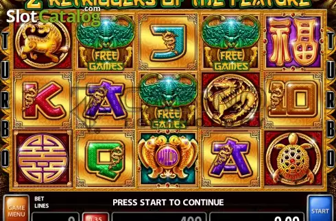 Bildschirm4. Five Blessings (Casino Technology) slot