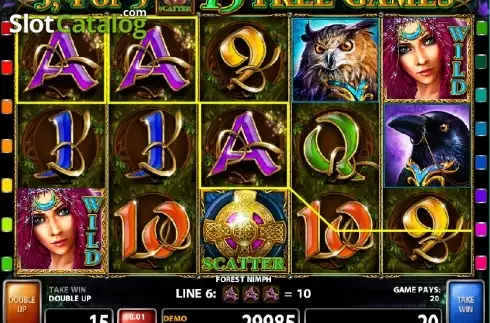 Screen 1. Forest Nymph slot