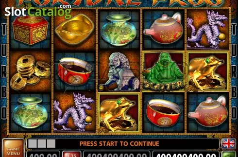 Bildschirm2. Fortune Frog (Casino Technology) slot