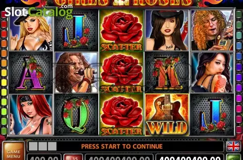 Bildschirm2. Girls N' Roses slot