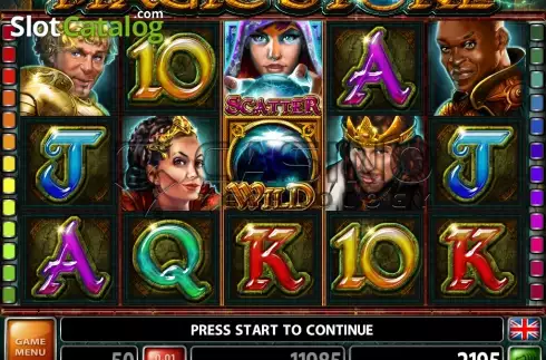 Skärmdump2. Magic Stone (Casino Technology) slot