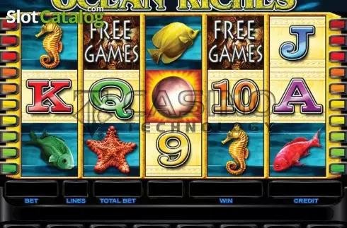 Ecran2. Ocean Riches (Casino Technology) slot