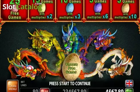 Schermo2. Peacock And Dragon slot