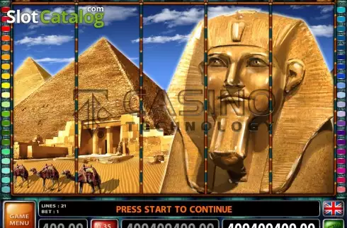 Ecran4. Secrets Of Giza slot