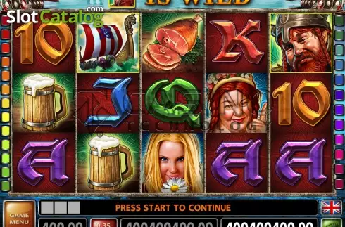 Bildschirm2. Viking's Fun (Casino Technology) slot