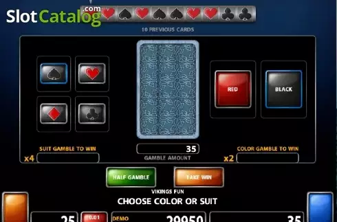 Double up. Viking's Fun (Casino Technology) slot