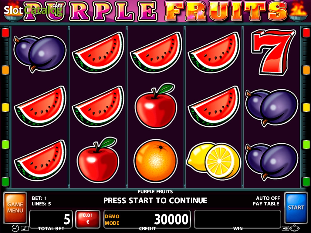purple fruits игровой автомат