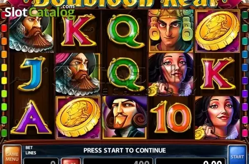 Screen 1. Doubloon Real slot