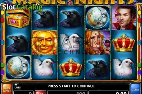 Skärmdump2. Magic Nights slot
