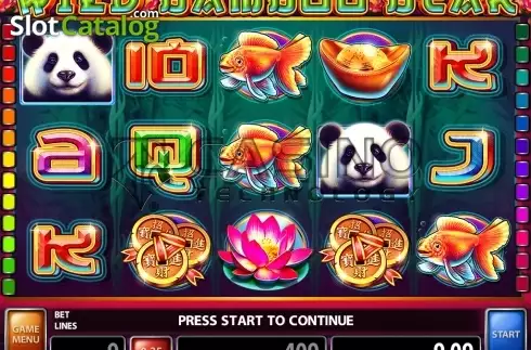 Win screen. Wild Bamboo Bear slot