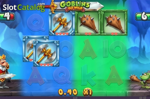 Bonus game screen 3. Goblins Go Wild slot