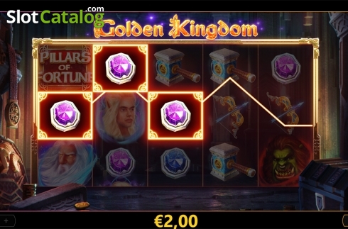 Win screen 3. Golden Kingdom slot