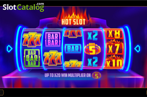 Reel screen. Hot Slot (Cayetano Gaming) slot