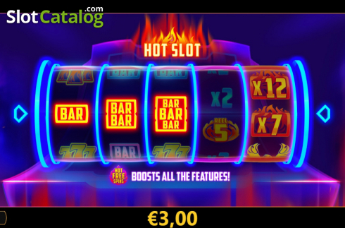Οθόνη5. Hot Slot (Cayetano Gaming) Κουλοχέρης 