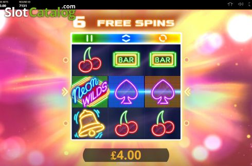 Free Spins 3. Neon Wilds slot