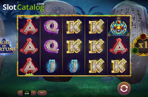 Reel screen. Ages of Fortune slot