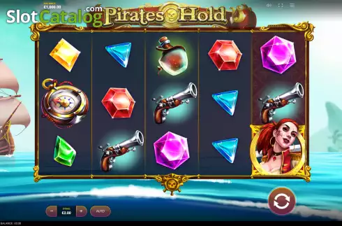 Reel screen. Pirates Hold slot
