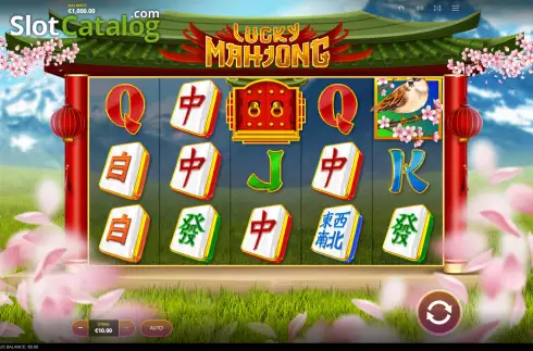 Reel screen. Lucky Mahjong slot