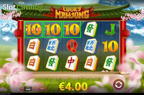 Skärmdump3. Lucky Mahjong slot