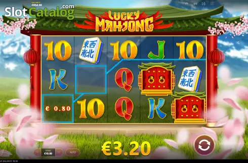 Win screen 2. Lucky Mahjong slot