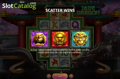 Ecran5. Jade Dragon (Cayetano Gaming) slot