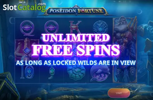 Free Spins Win Screen 2. Poseidon Fortune (Cayetano Gaming) slot