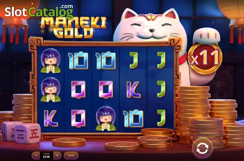 Game Screen. Maneki Gold slot