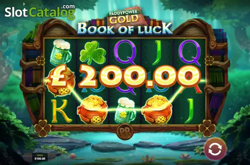 Win screen 2. Paddy Power Gold Book of Luck slot