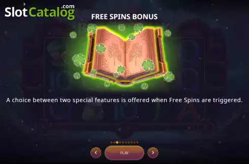Free Spins feature screen 2. Paddy Power Gold Book of Luck slot