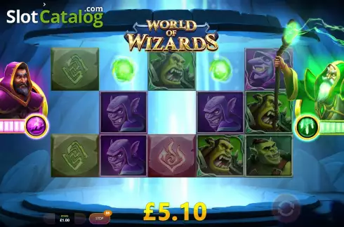 Gameplay Screen 3. World Of Wizards slot