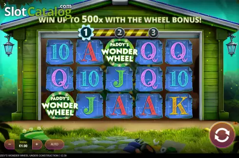Bildschirm2. Paddy's Wonder Wheel: Under Construction slot