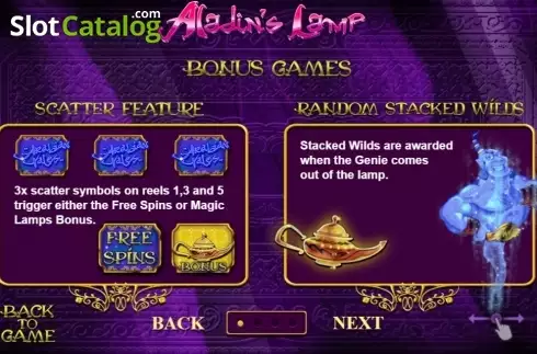 Captura de tela6. Aladin's Lamp slot