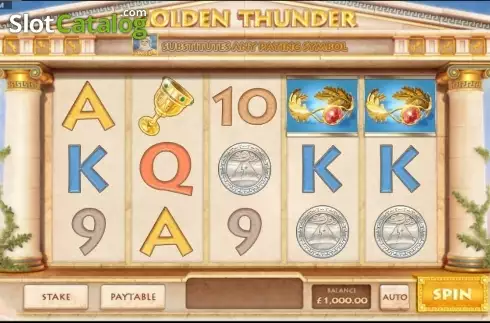 Bildschirm4. Golden Thunder slot
