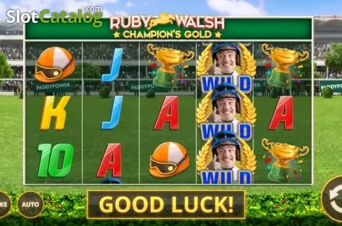 Ecran5. Ruby Walsh Champion's Gold slot