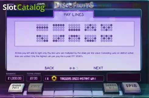 Screen2. Disco Fruits (Cayetano Gaming) slot
