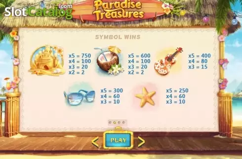 Screen3. Paradise Treasures slot