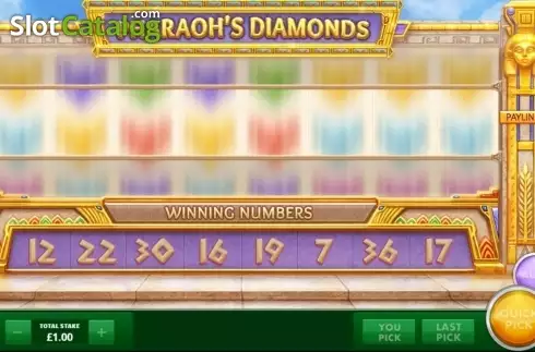 Screen4. Pharaoh's Diamonds slot