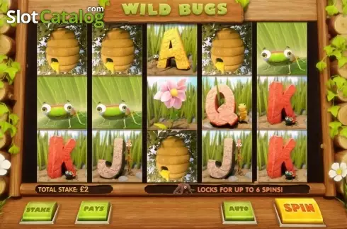 画面5. Wild Bugs カジノスロット