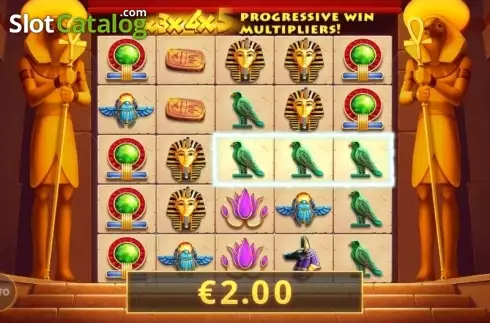 Win screen. Wild Egypt slot