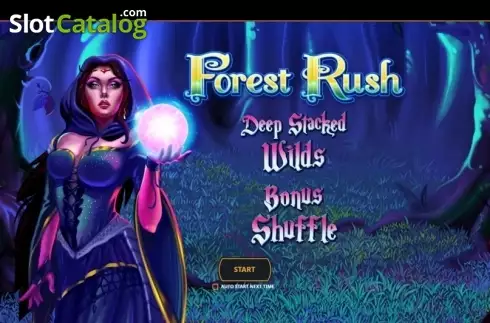 Start Screen. Forest Rush slot