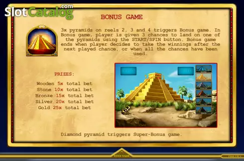 Bonus Game screen. Aztec Century slot