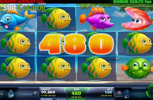 Bildschirm3. Fish Day slot