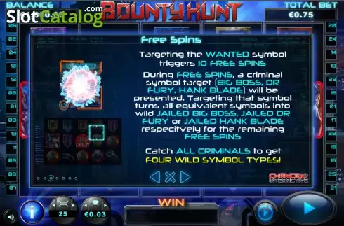 Bildschirm5. Bounty Hunt slot