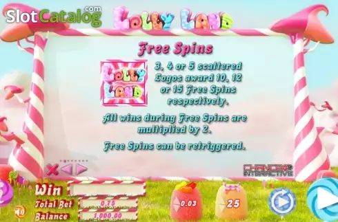 Screen4. Lolly Land (Chance Interactive) slot