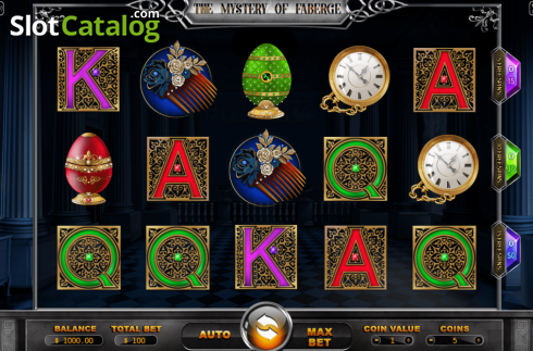 Reel Screen. The Mystery of Faberge slot