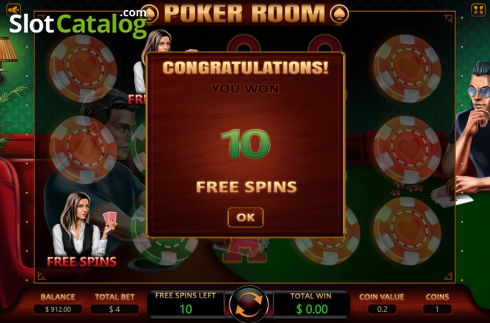 Win Screen 1. Poker Room slot