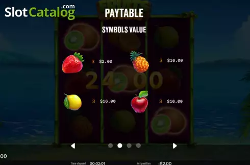 Bildschirm7. Fruits deluxe (Chilli Games) slot