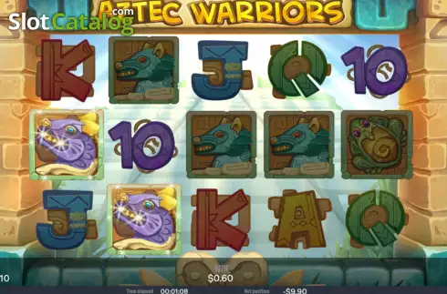 Win screen. Aztec Warriors slot